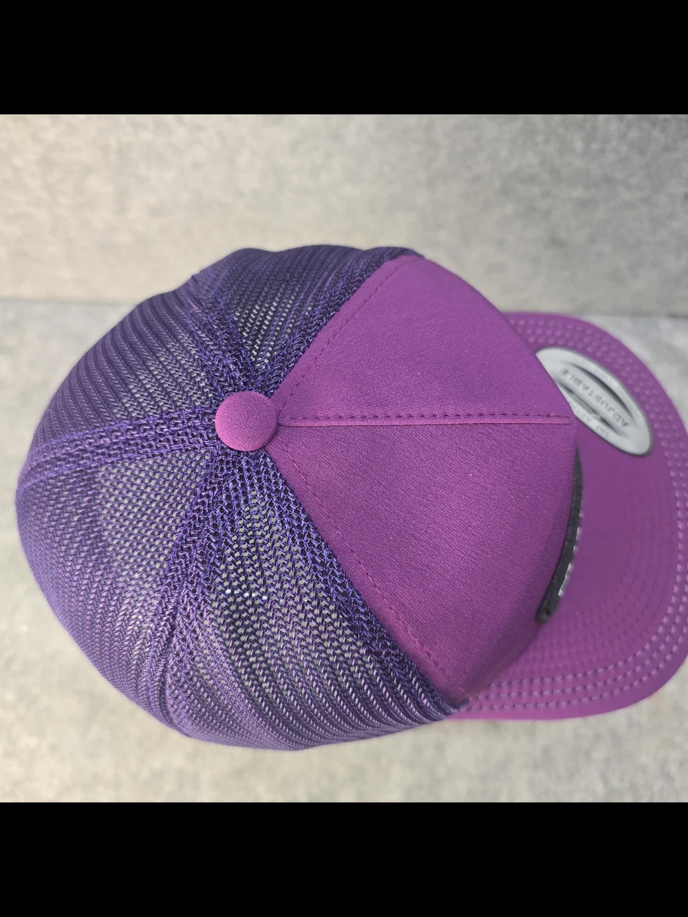 Municipal purple trucker